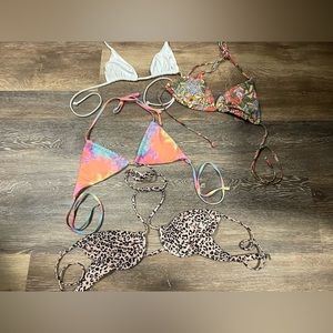 SHEIN bikini tops size small bundle